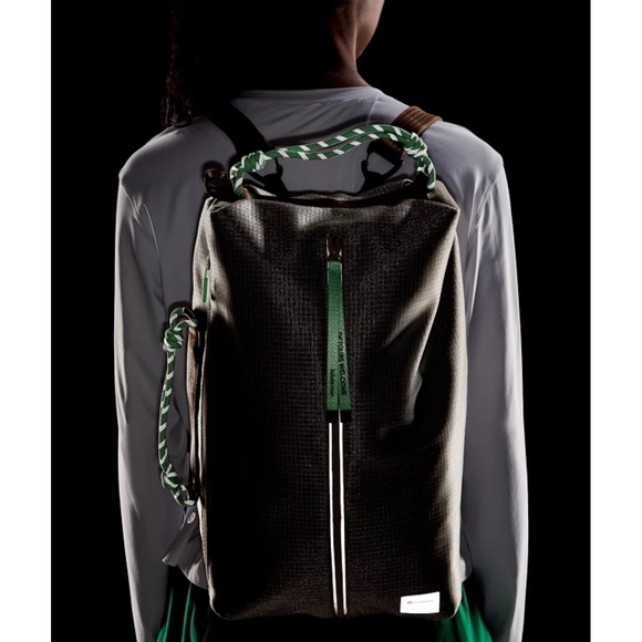 Lululemon Fast Track 16L Paracord Bag Backpack Black Mint Green Gorpcore hiking